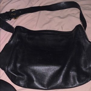 Leather coach bag